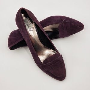NWOB 💜 Worthington Suede Plum Kitten Heels